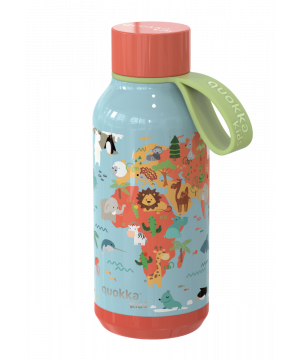 Nerezová termofľaša Solid Kids s pútkom Map of Life 330 ml