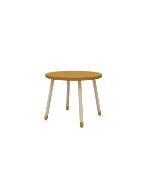 Flexa Drevený okrúhly stôl pre deti Dots