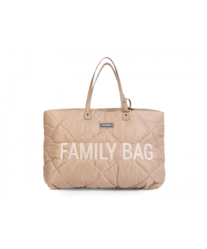 Cestovná taška Family bag puffered  beige