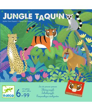  Rýchla postrehová stolová hra - Posuvné puzzle Džungľa