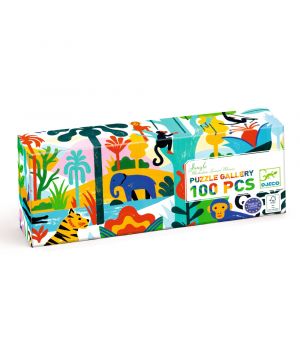 Puzzle Galéria: Džungľa, 100 dielikov