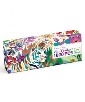 Puzzle Galéria Dúhové tigre, 1000 dielikov