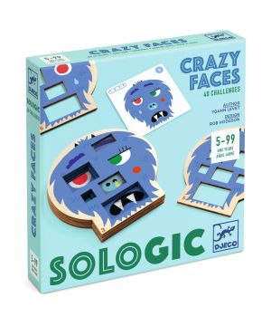 Bláznivé tváre: stolová logická hra 