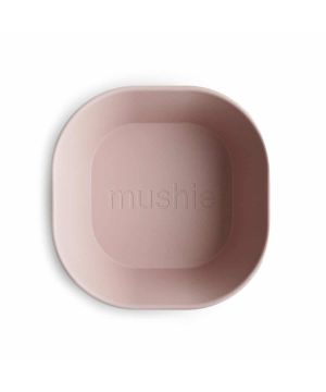 MUSHIE hranatá miska - Blush 2ks