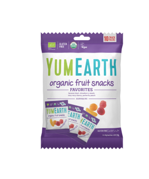 YumEarth Bio ovocné cukríky Multipack 198g