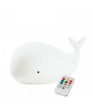 Detská dotyková lampa s diaľkovým ovládaním Veľryba