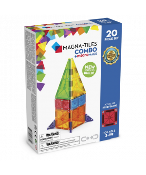 Magnetická stavebnica Combo 20 dielov
