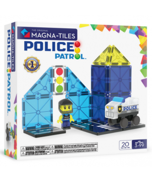 Magnetická stavebnica Police Patrol 20 dielov