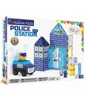 Magnetická stavebnica Police Station 35 dielov