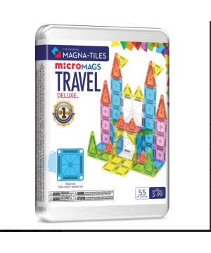 MAGNA-TILES Magnetická stavebnica Travel Set Deluxe 55 dielov