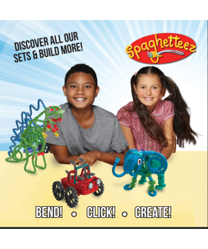 Spaghetteez Kreatívna stavebnica Spaghetteez 76 ks