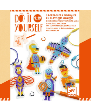 Djeco DIY Vyrob si sám Hrdinovia Pixel Art