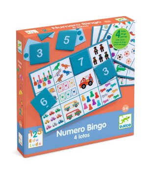 Djeco Hry na počítanie Numero Bingo