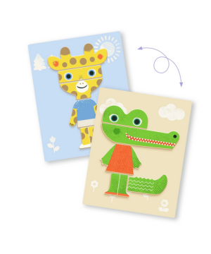 Djeco Magnetická hračka InZeBox Mix Zvieratiek